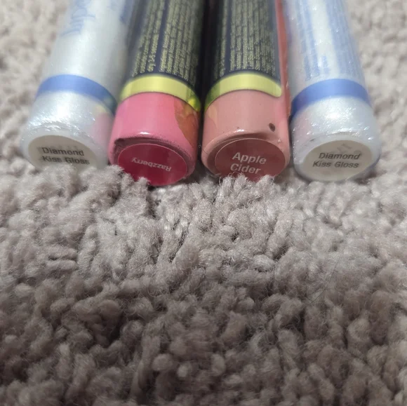 Set of 4 NEW Sealed Lipsense Diamond Kiss, Razzberry, Apple Cider Glosses - Picture 2 of 4